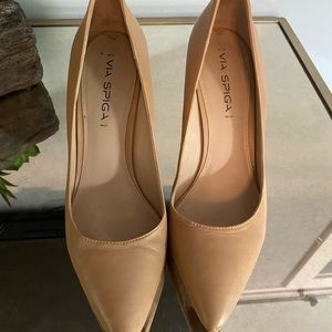 Via Spiga nude pumps